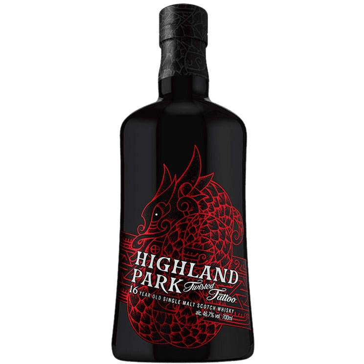 Highland Park 16 Year Old Twisted Tattoo Single Malt Scotch Whiskey - 750ML 