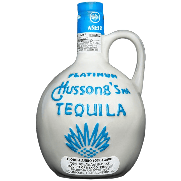 Hussong's Platinum Añejo Tequila 100% de Agave - 750ML 