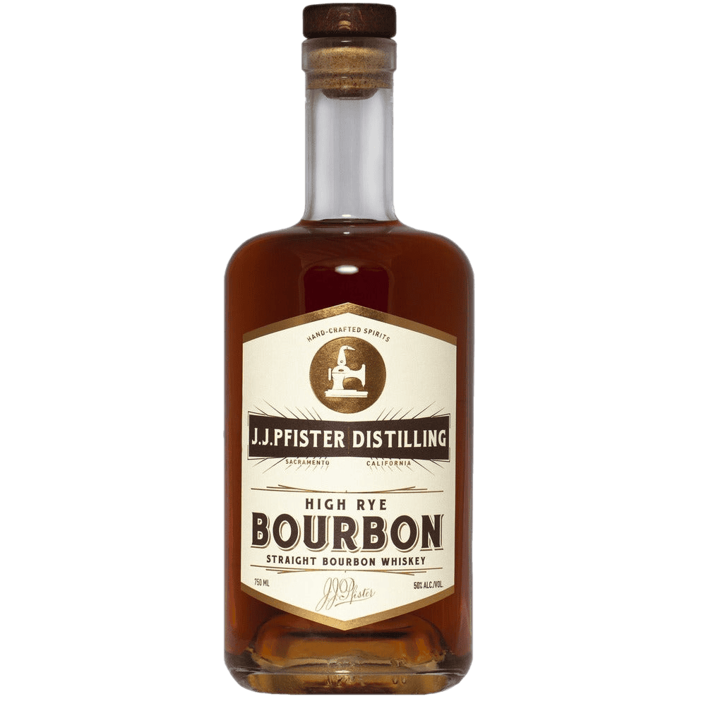 J.J. Pfister Distilling High Rye Straight Bourbon Whiskey 100 Proof - 750ML 