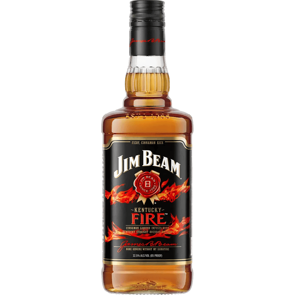 Jim Beam Kentucky Fire Bourbon Whiskey Real Liquor