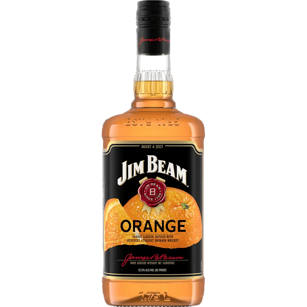 Jim Beam Orange Bourbon Whiskey Real Liquor