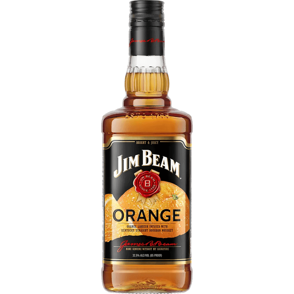 Jim Beam Orange Bourbon Whiskey Real Liquor