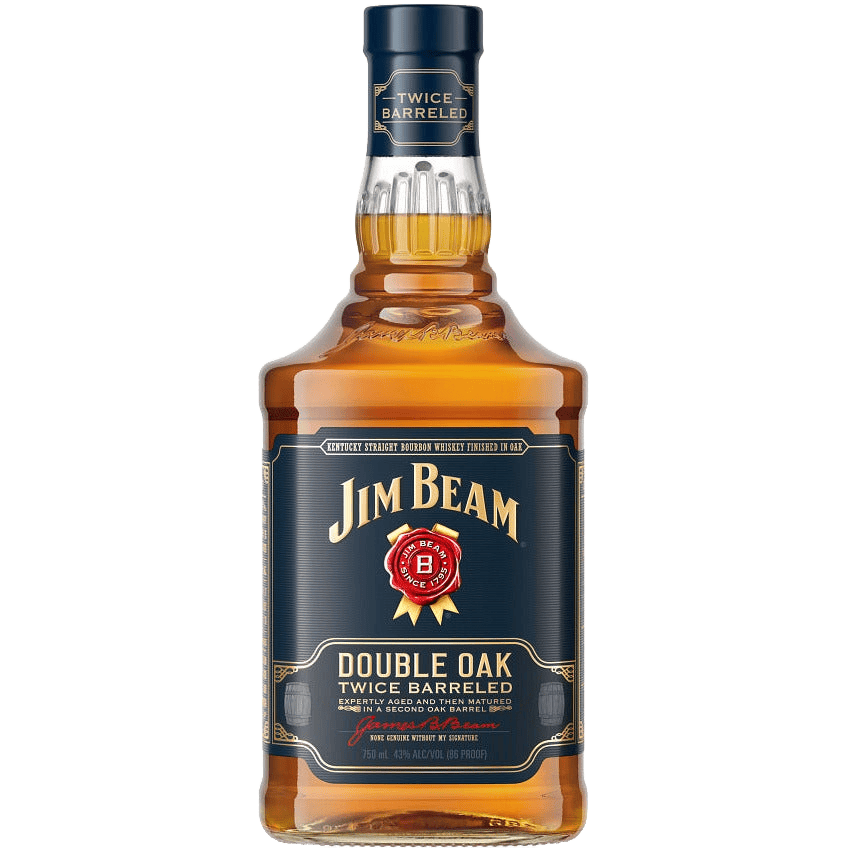 Jim Beam Double Oak Twice Barreled Kentucky Straight Bourbon Whiskey 7 ...