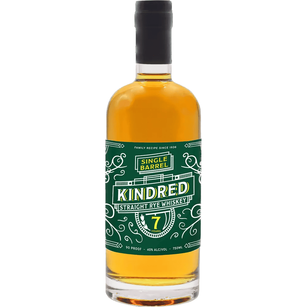 Kindred 7 Year Straight Rye Whiskey Real Liquor