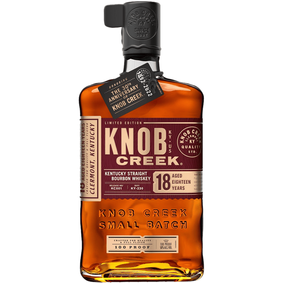 Knob Creek 100 Proof 18 Year Old Kentucky Straight Bourbon Whiskey - 750ML 