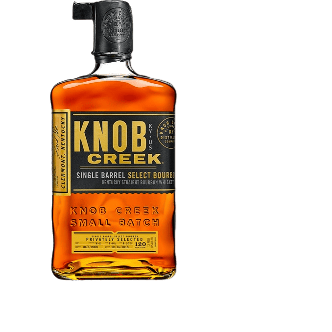 Knob Creek Single Barrel Reserve 120 Proof Kentucky Straight Bourbon Whiskey - 750ML 