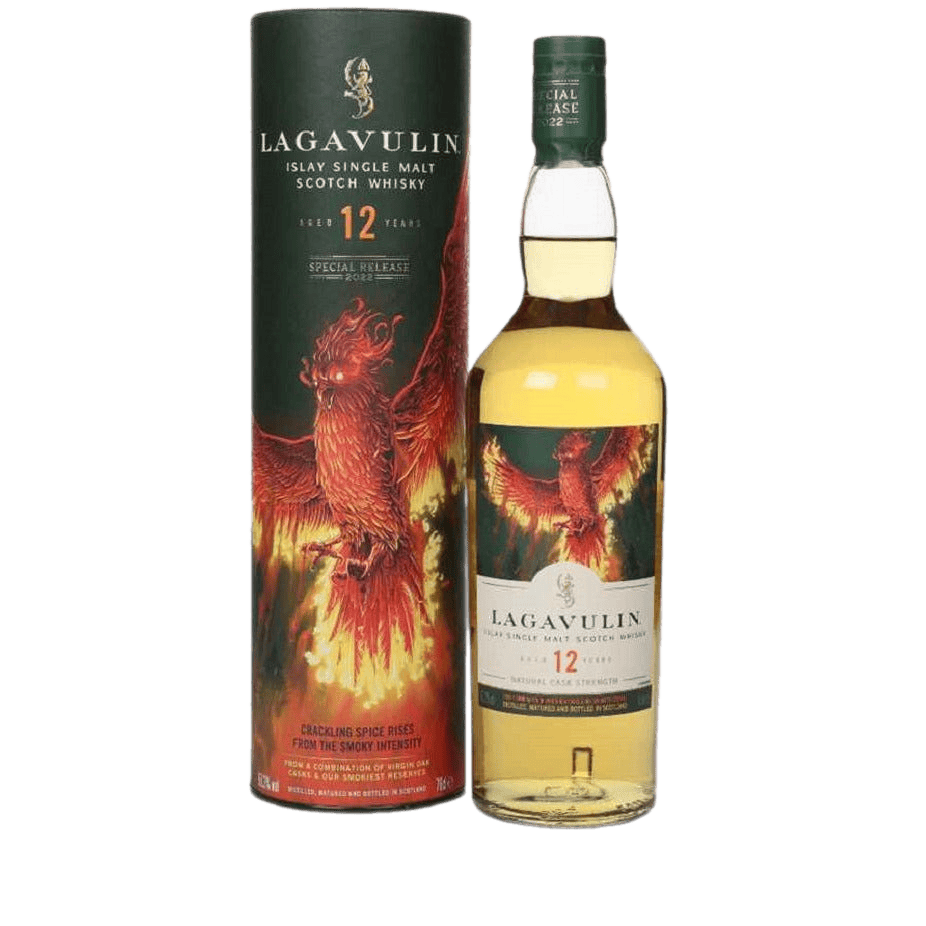 Lagavulin 12 Years The Flames of the Phoenix Whiskey - 750ML 