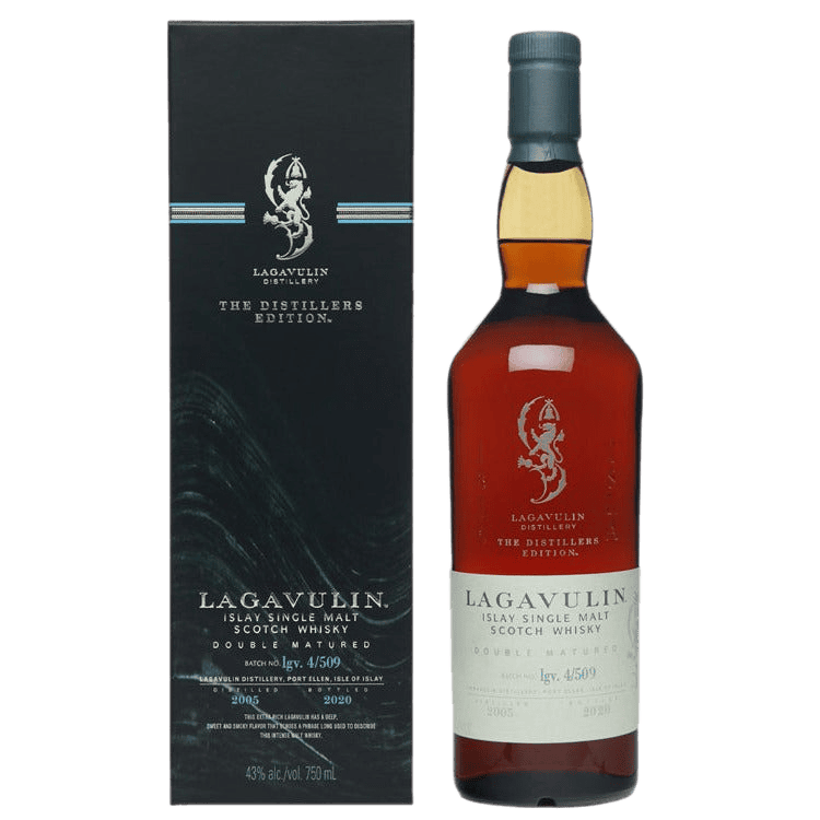 Lagavulin Single Malt Scotch The Distillers Edition Double Matured 2005 - 750ML 