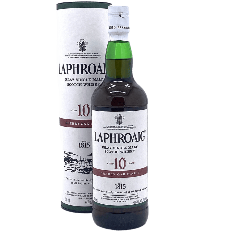 Laphroaig 10 Years Old Sherry Oak Finish Islay Scotch Whisky - 750ML 