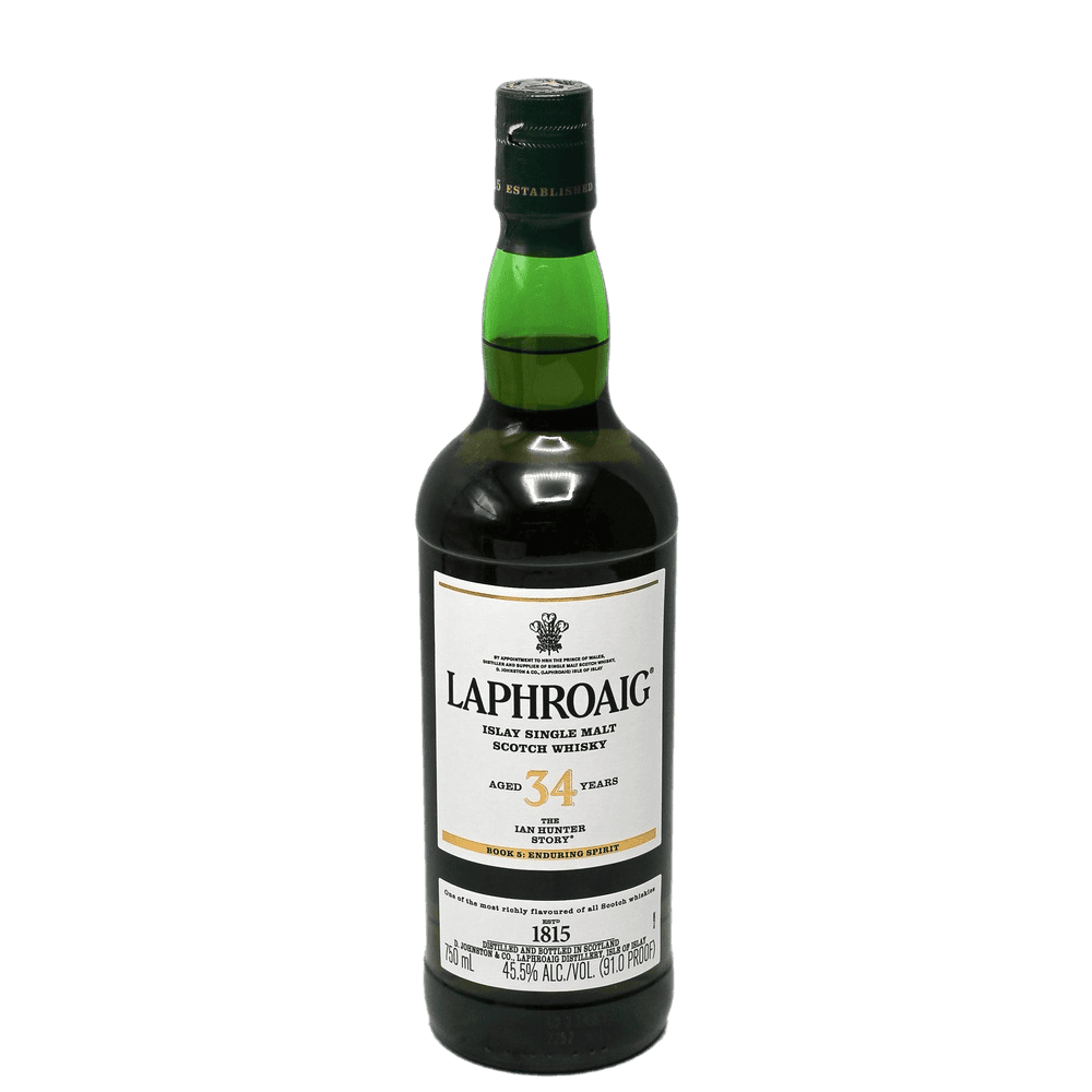 Laphroaig 34 Year The Ian Hunter Book 5: Enduring Spirit Single Malt Scotch Whisky - 750ML 