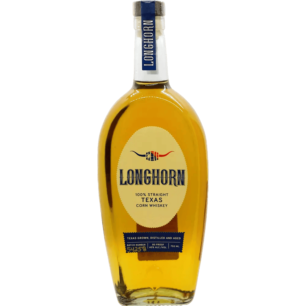 Longhorn 100% Straight Texas Corn Whiskey Real Liquor