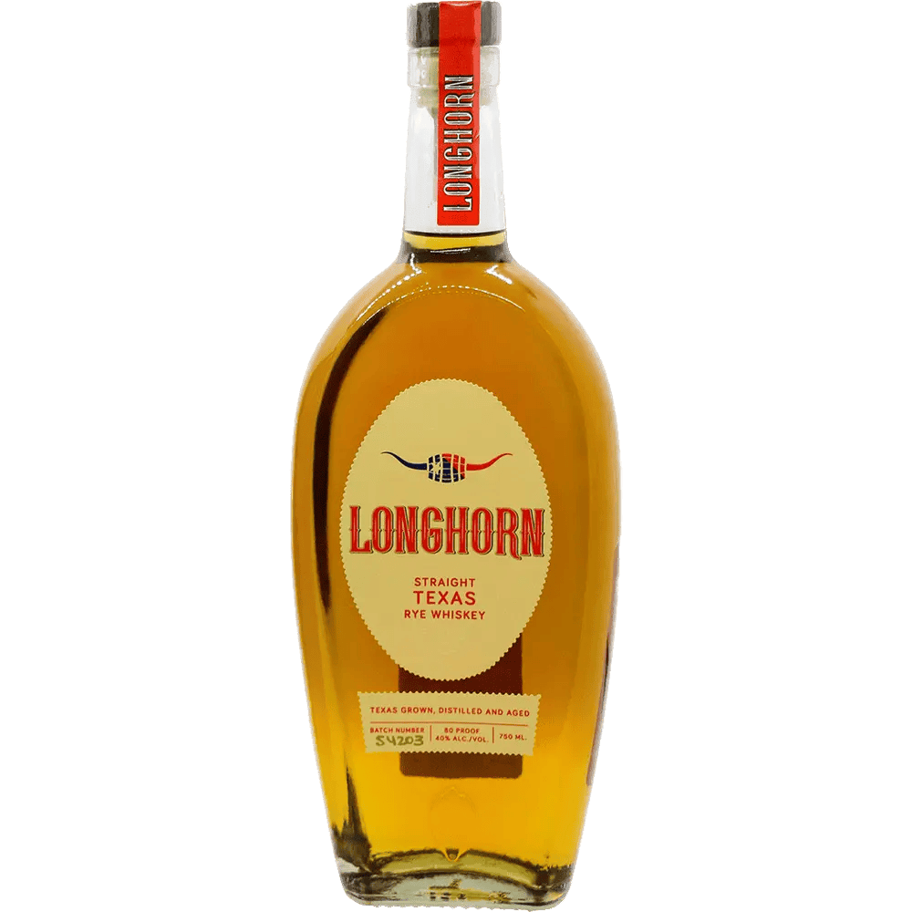 Longhorn Straight Texas Rye Whiskey Real Liquor