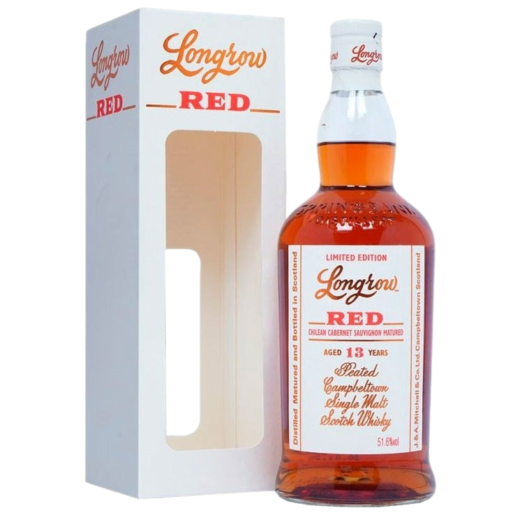 Longrow 13 Year Red Chilean Cabernet Sauvignon Matured Scotch Whisky - 750ML 