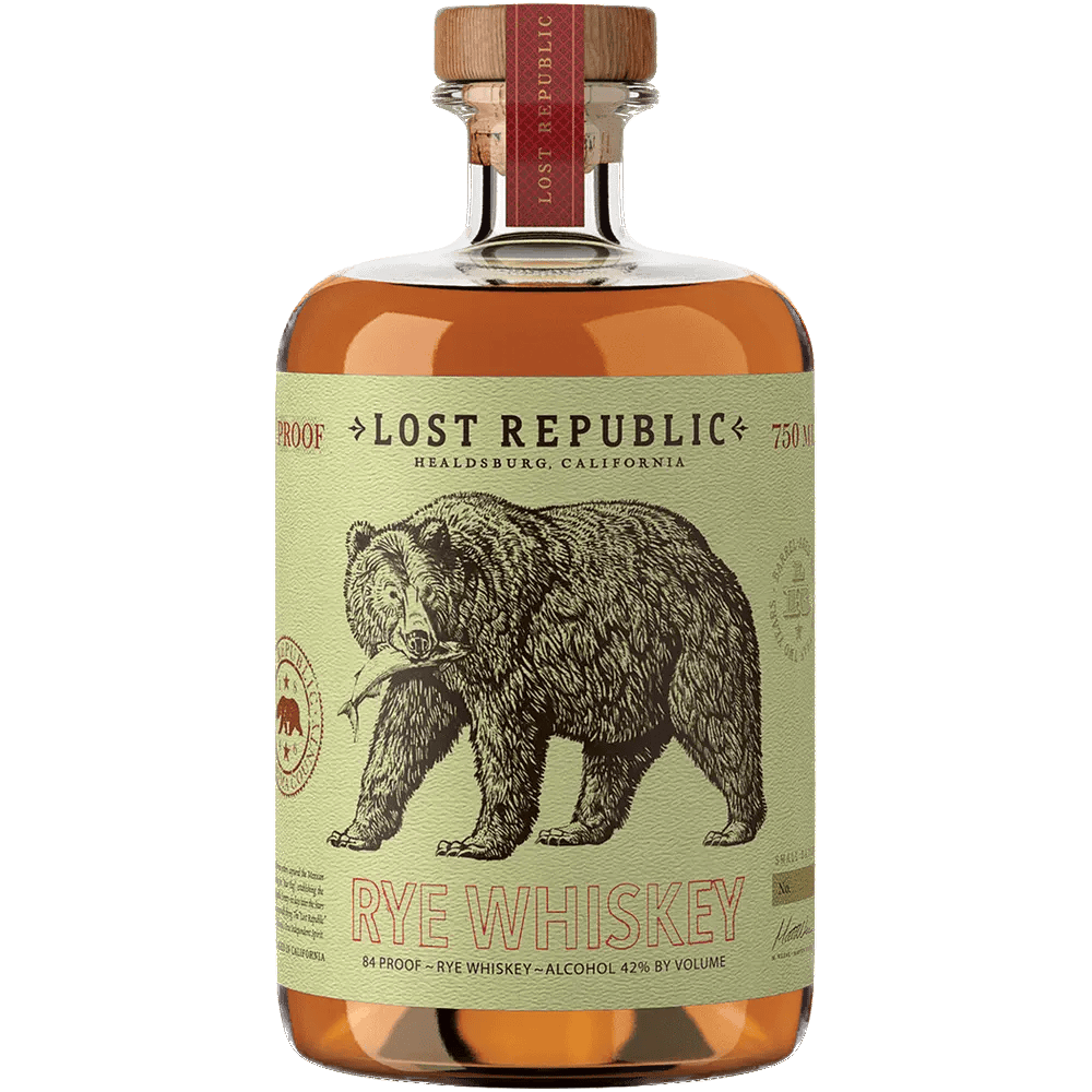 Lost Republic Straight Rye Whiskey Real Liquor