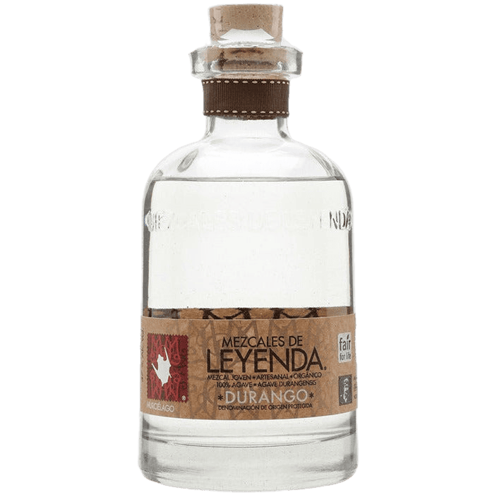 Mezcales De Leyendas Durango Maguey Cenizo Blanco Mezcal Artesanal 100% Agave - 750ML 