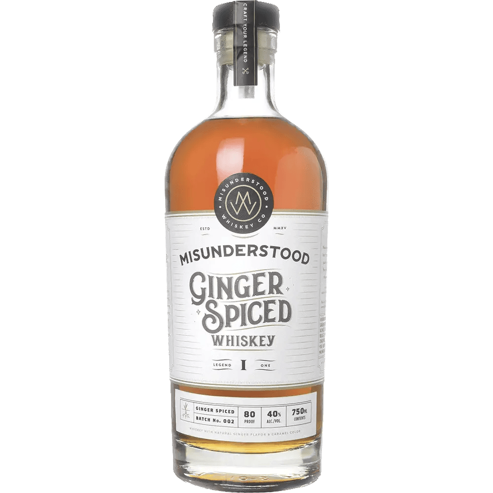 Misunderstood Ginger Spiced Whiskey Real Liquor