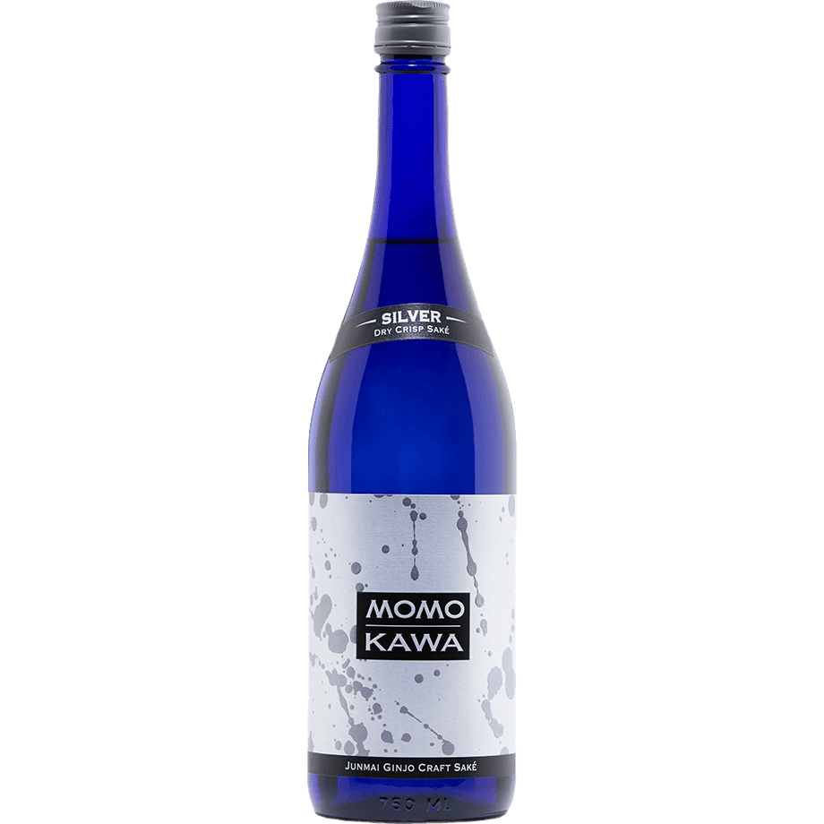 Momokawa Silver Junmai Ginjo Sake - 750ML 