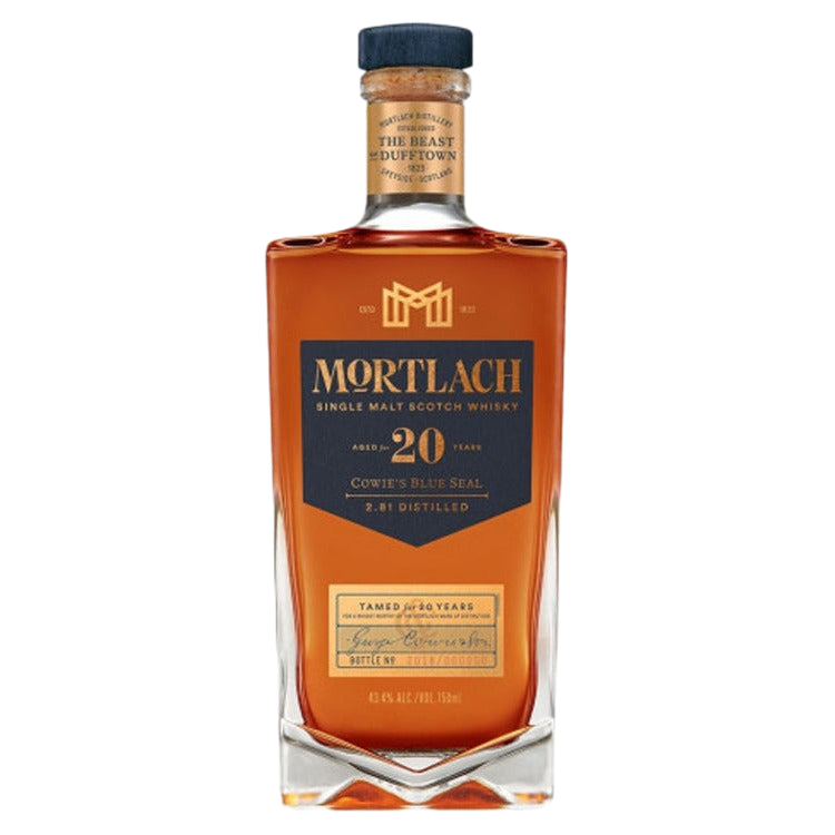 Mortlach Single Malt Scotch Cowie's Blue Seal 20 Yr - 750ML 