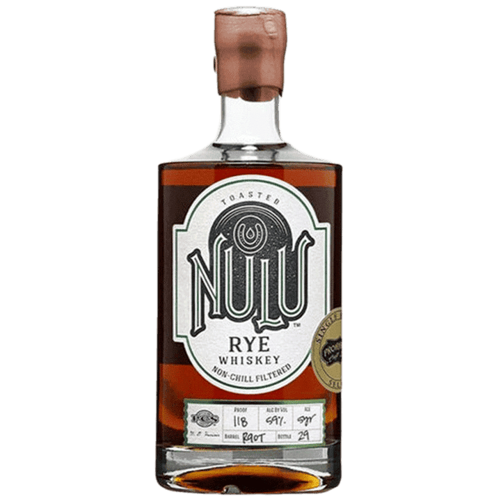 Nulu Toasted Barrel 'Prohibition Craft Spirits' 5 Year Old Single Barrel Select Rye Whiskey - 750ML 