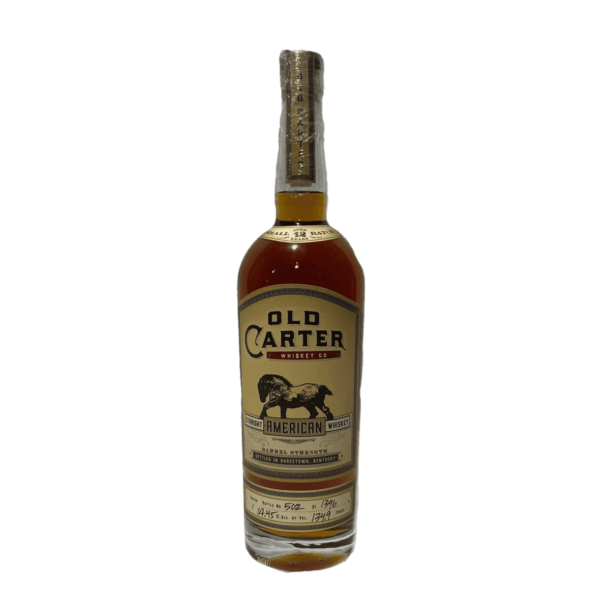 Old Carter Straight Rye Whiskey Batch 12 116 Proof - 750ML 