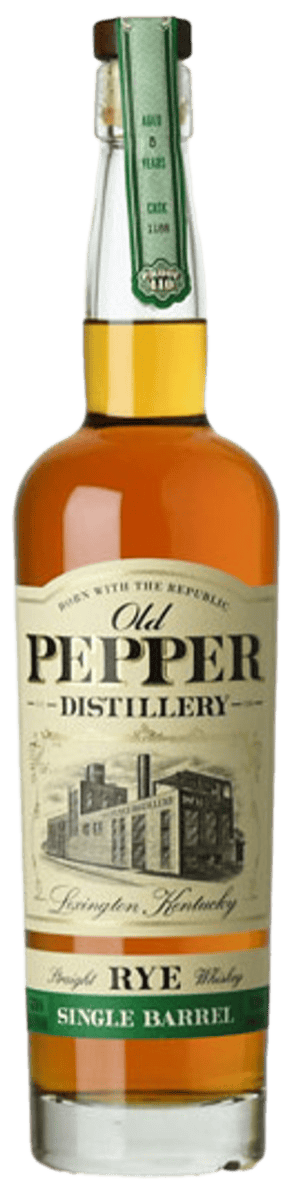 Old Pepper Distillery Single Barrel Straight Rye Whiskey - 750ML 