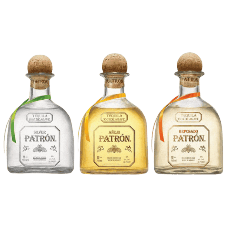 Patron Blanco, Reposado & Anejo Tequila - 750ML 