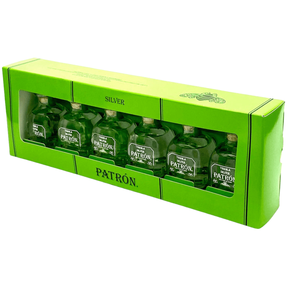 Patron Silver Tequila 6 X 50ml Pack - 750ML 