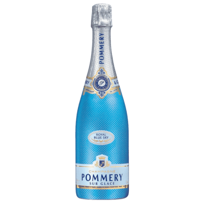 Pommery Champagne Dry Royal Blue Sky Sur Glace - 750ML 