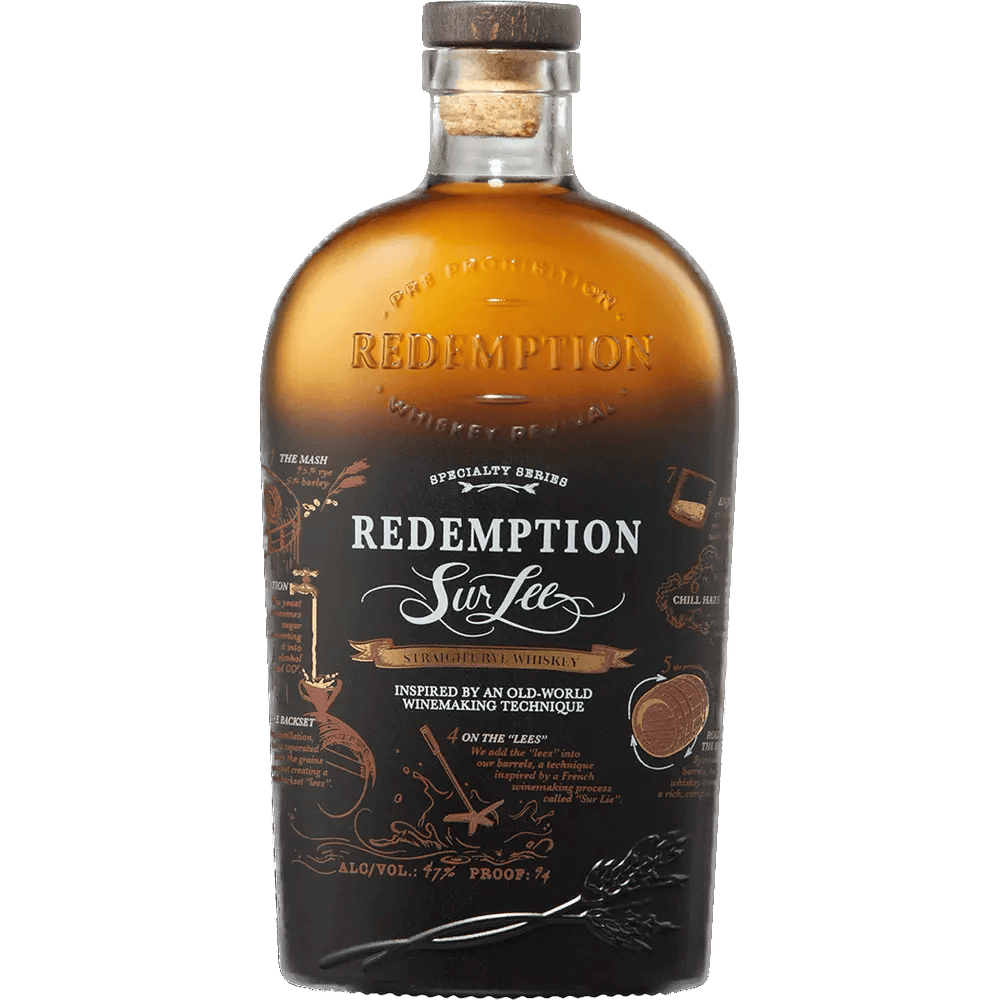 Redemption Sur Lee Straight Rye Whiskey Real Liquor