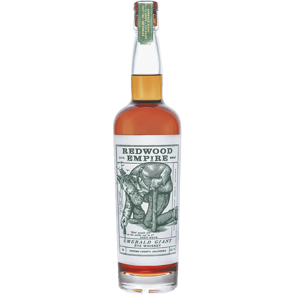 Redwood Empire Emerald Giant Rye Whiskey Real Liquor