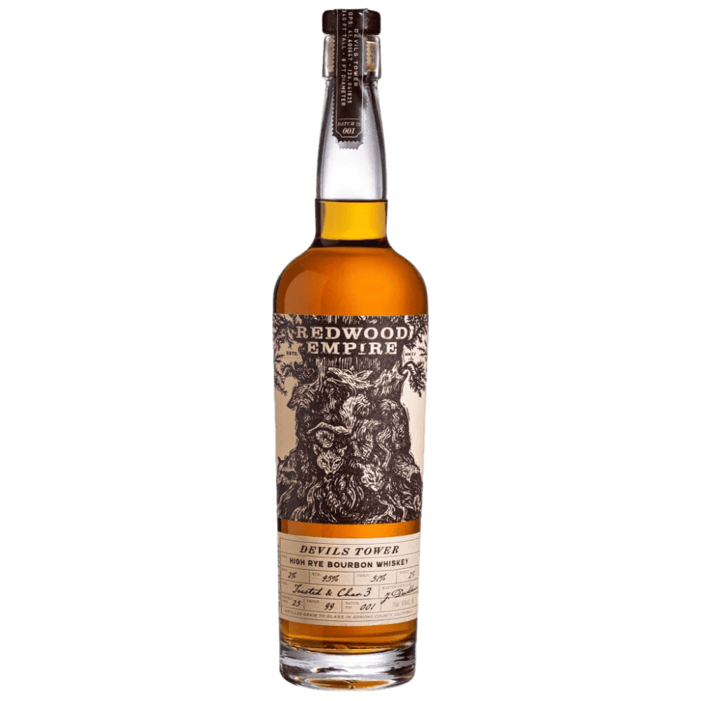 Redwood Empire Devils Tower High Rye Bourbon - 750ML 