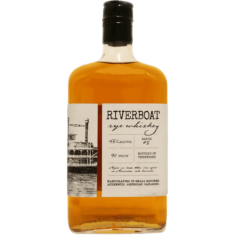 Riverboat Rye Whiskey Real Liquor