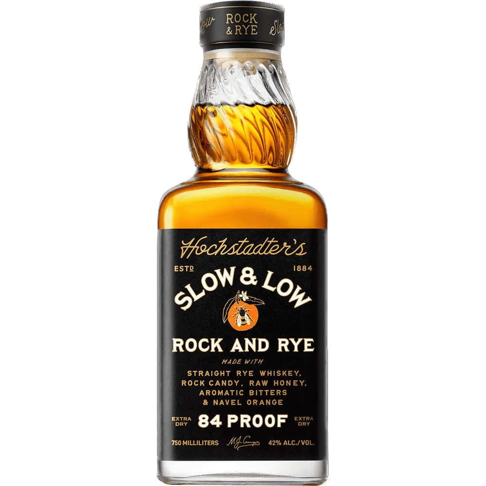 Slow & Low Rock & Rye Whiskey Real Liquor