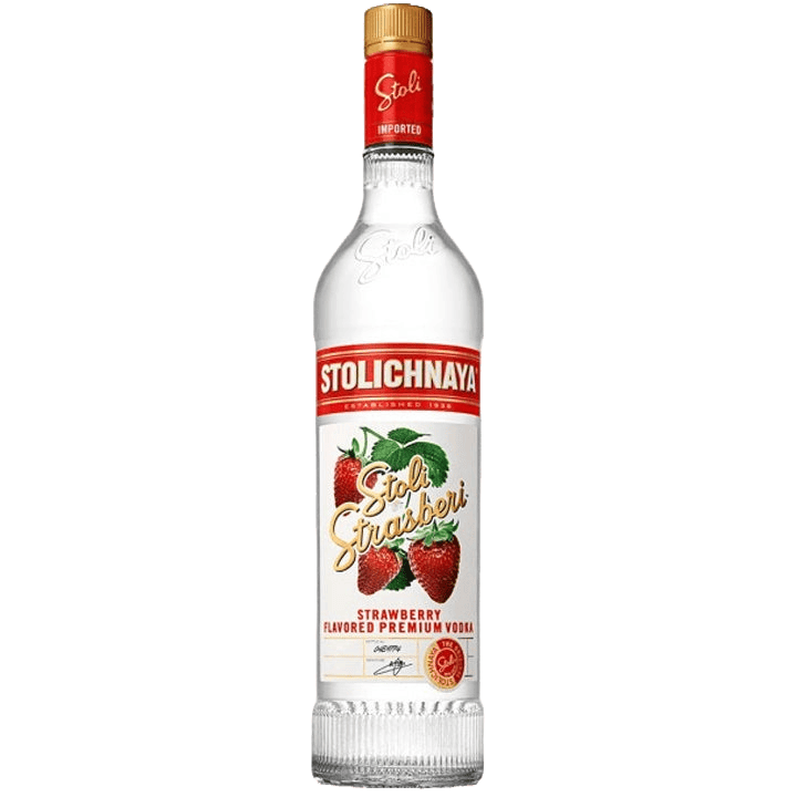 Stolichnaya Strasberi Flavored Premium Vodka - 750ML 