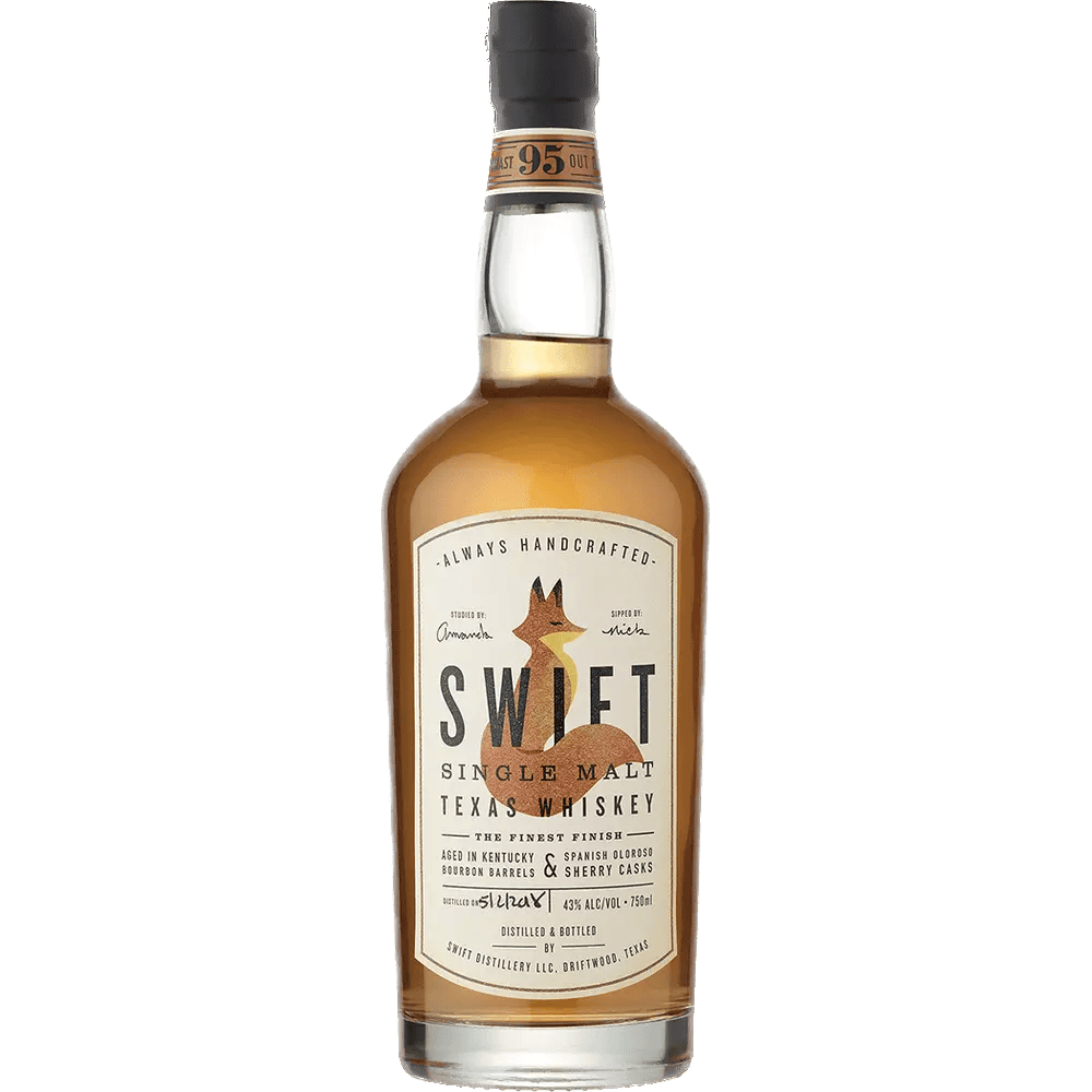 Swift Single Malt Texas Whiskey Real Liquor