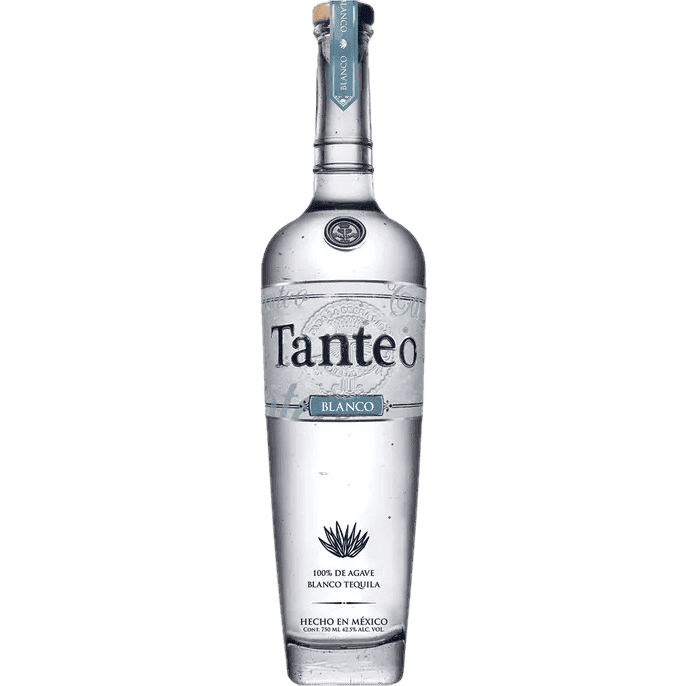 Tanteo Tequila Blanco Tequila 100% de Agave - 750ML 