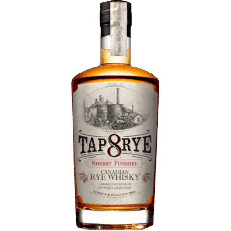 Tap 8 Canadian Rye Whisky Sherry Finished 8 Yr - 750ML 