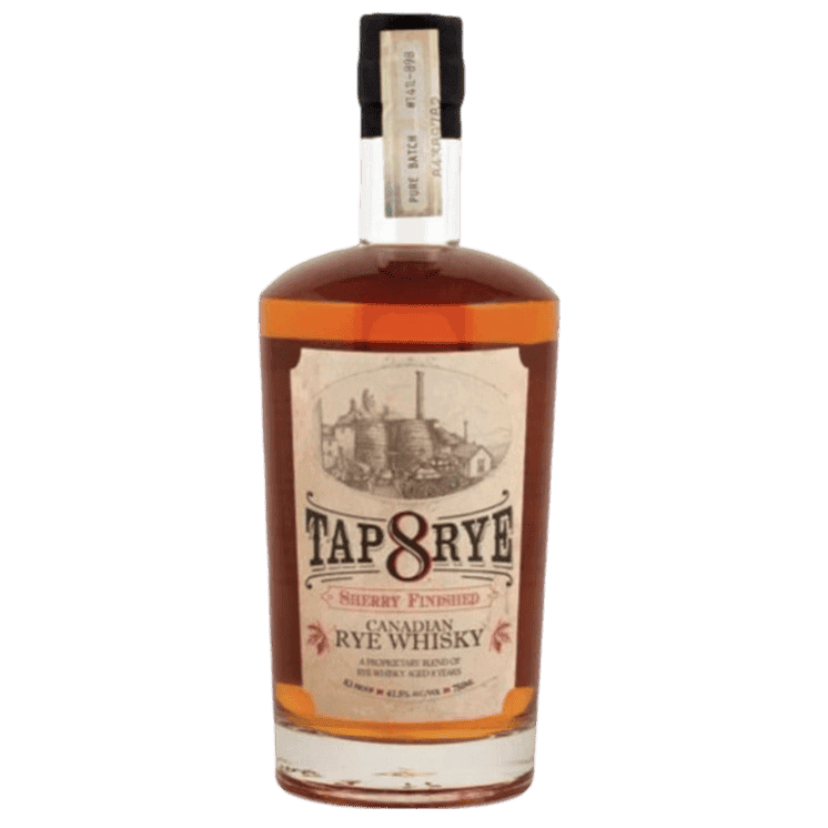 Tap 8 Canadian Rye Whisky Sherry Finished 8 Yr - 750ML 