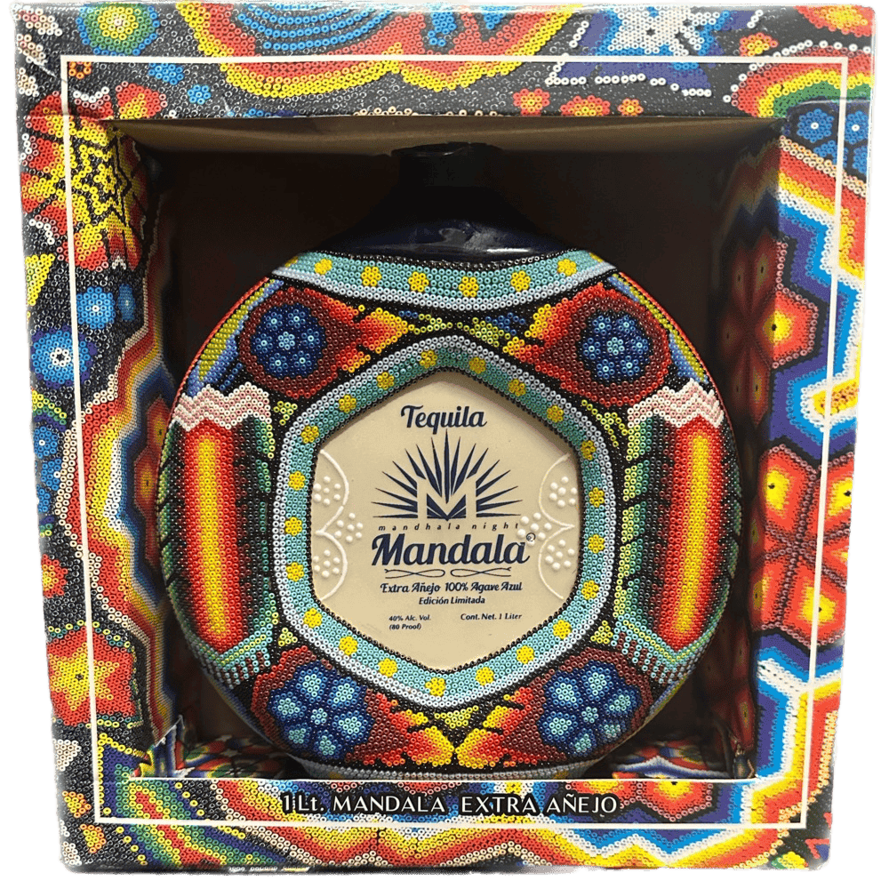 Tequila Mandala Extra Anejo Chaquira Art Limited Edition - 750ML 