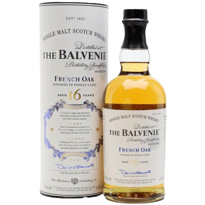 The Balvenie 16 Year Old French Oak Single Malt Scotch Whiskey - 750ML 