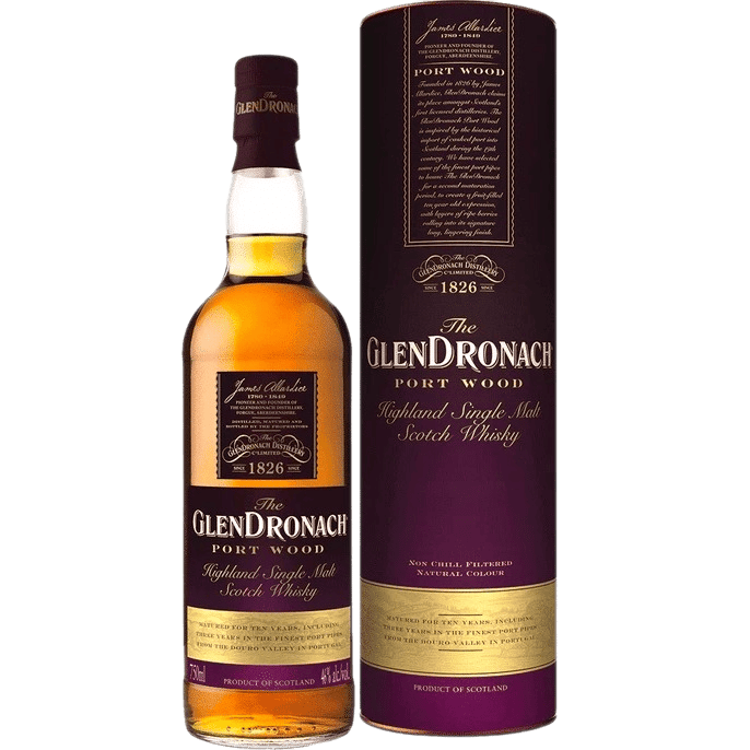 The GlenDronach Port Wood Highland Single Malt Scotch Whisky - 750ML 