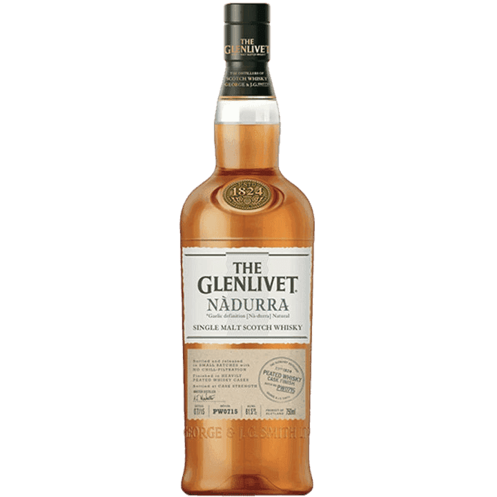 The Glenlivet Single Malt Scotch Nadurra Peated Whisky Cask Finish - 750ML 