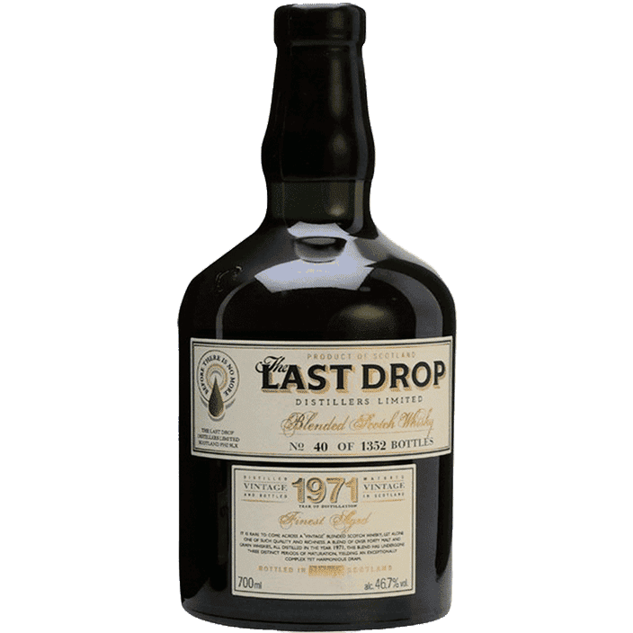 The Last Drop Distillers 1971 Vintage Blended Scotch Whiskey - 750ML 