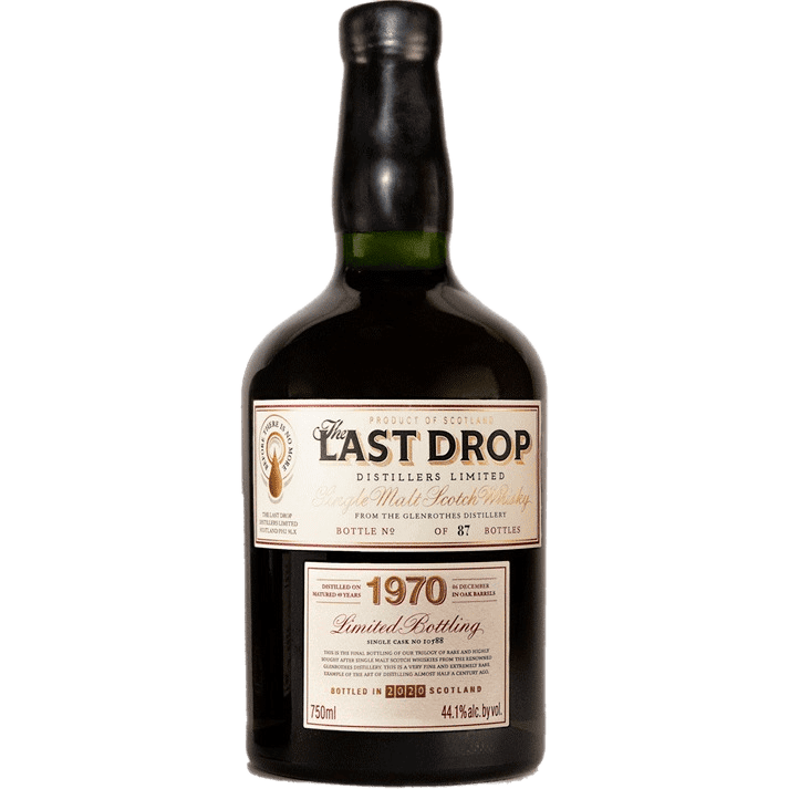 The Last Drop Distillers Limited Bottling 1970 Glenrothes Cask #10586 Single Malt Scotch Whisky - 750ML 