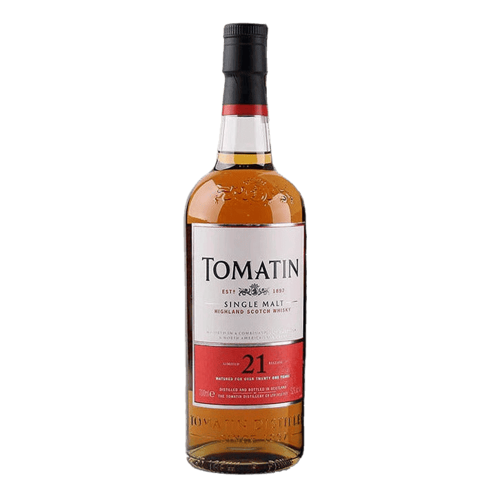 Tomatin 21 Year Old Highland Single Malt Scotch Whisky -  750ML 