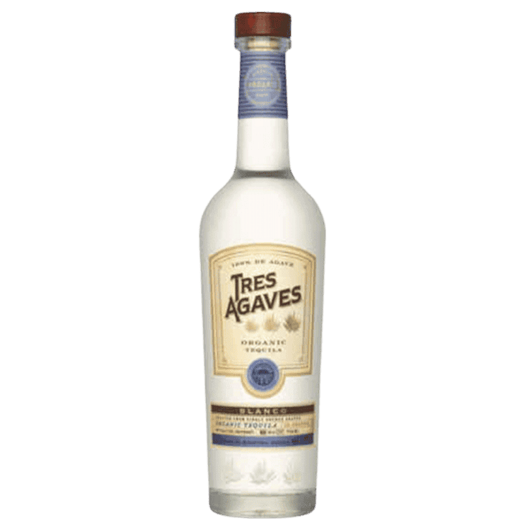 Tres Agaves Organic Blanco Tequila -  750ML 