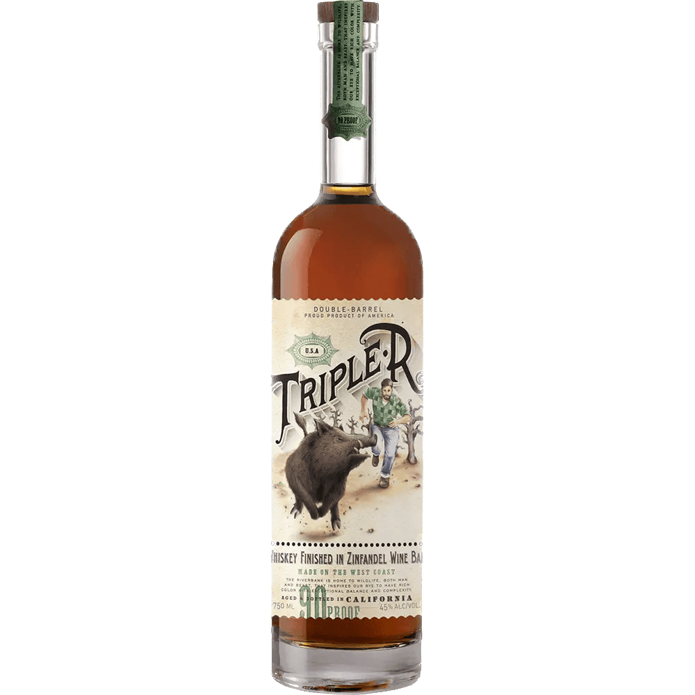 Triple R Rye Zinfandel Barrel Whiskey Real Liquor