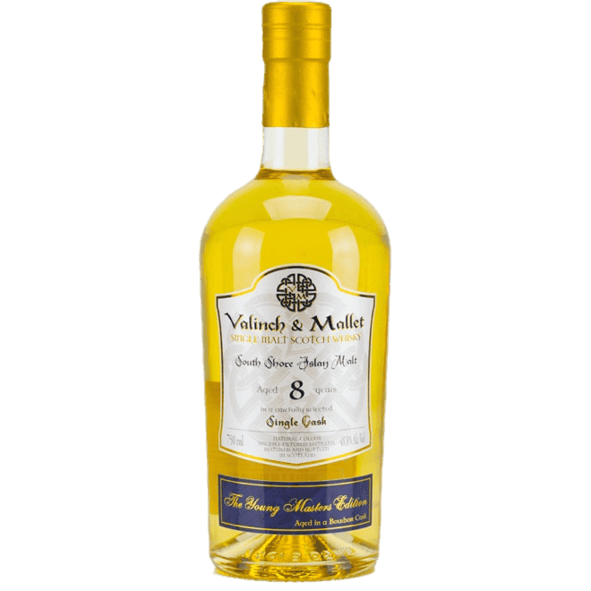 Valinch & Mallet 8 Yrs Old Lagavulin Single Cask South Shore Islay Single Malt Scotch Whsky The Young Masters Edition - 750ML 