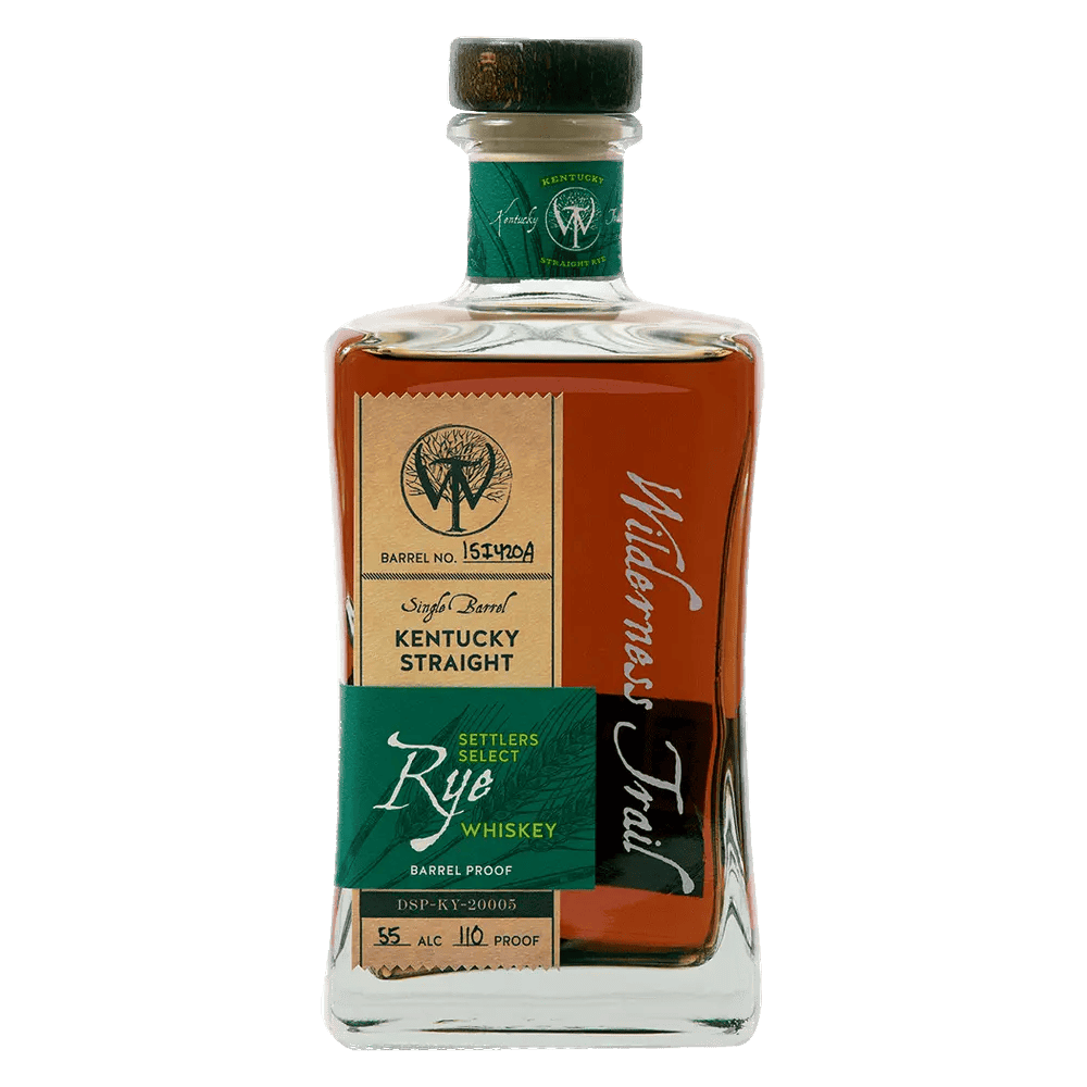 Wilderness Trail Green Label Single Barrel Rye Whiskey Barrel Proof Real Liquor