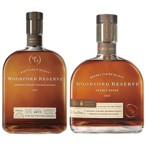 Woodford Reserve Bourbon & Double Oaked Bourbon Bundle - 750ML bundle